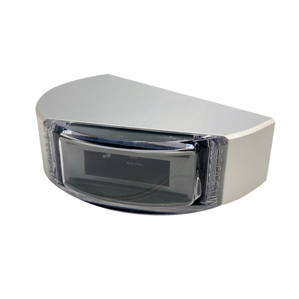 Lumitec brushed aluminum surface mount starboard green navigation light for vessels up to 50m