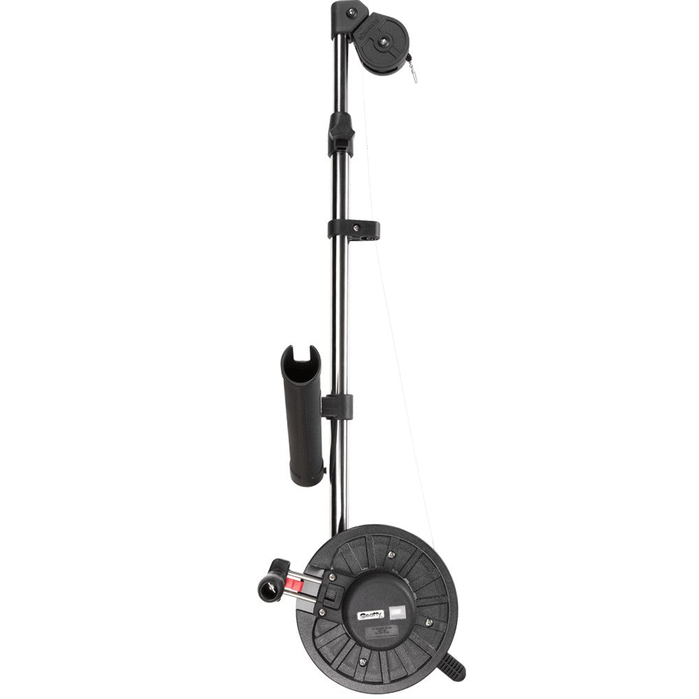 Scotty 1091 Telescoping 60" Longarm Combo Manual Downrigger w/ Swivel Base