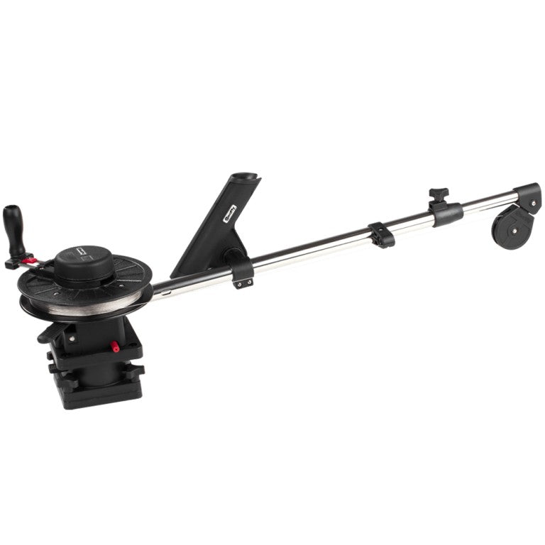 Scotty 1091 Telescoping 60" Longarm Combo Manual Downrigger w/ Swivel Base