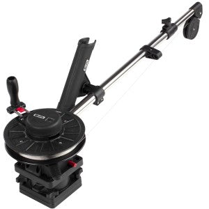 Scotty 1091 Telescoping 60" Longarm Combo Manual Downrigger w/ Swivel Base