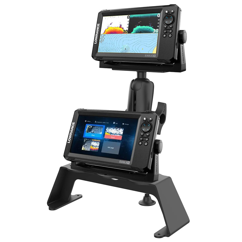 RAM Mount RAM® Fishfinder Deck Kit w/Single Marine Electronic Mount