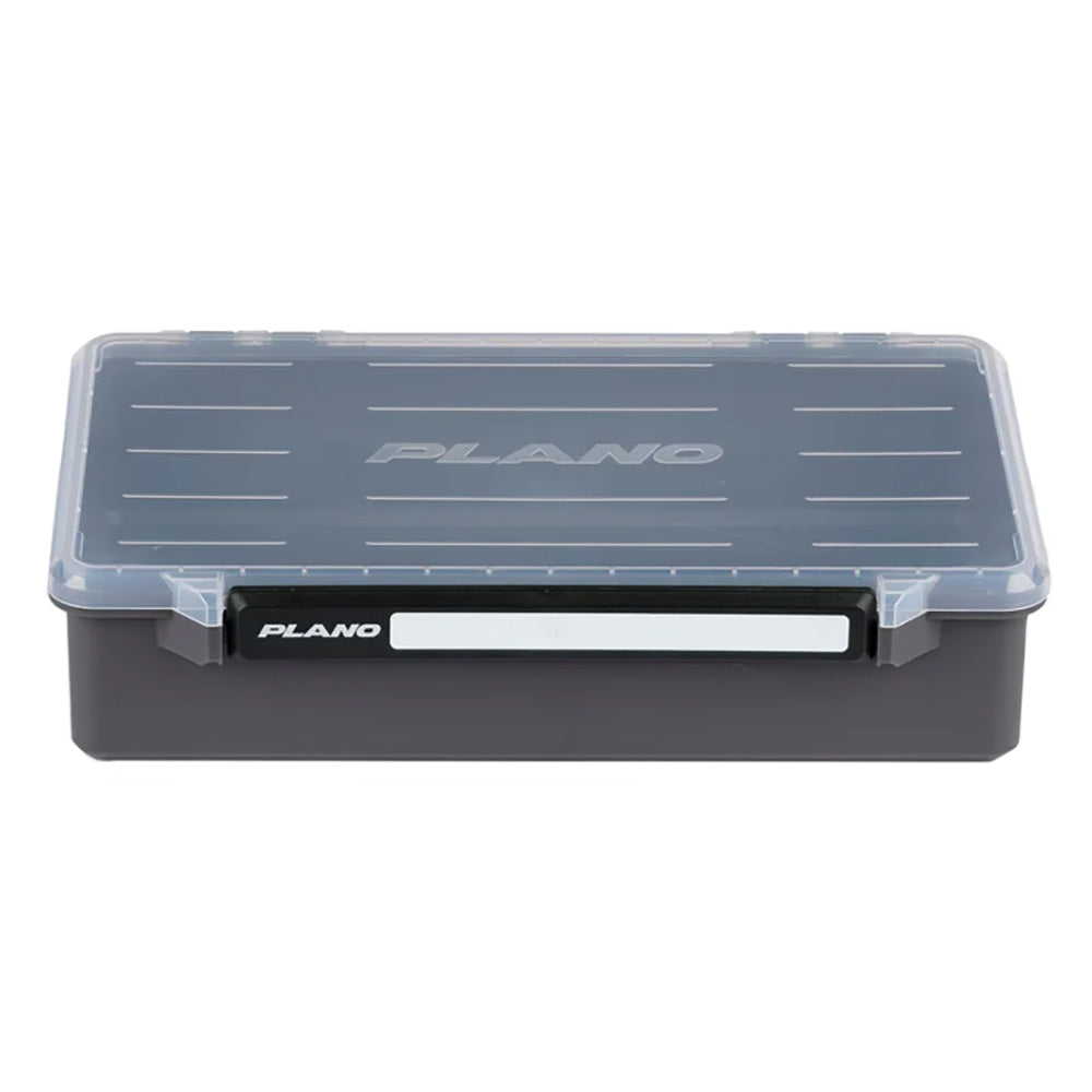 Plano StowAway 3700 Deep Open Stow tackle tray with transparent lid and single-latch closure