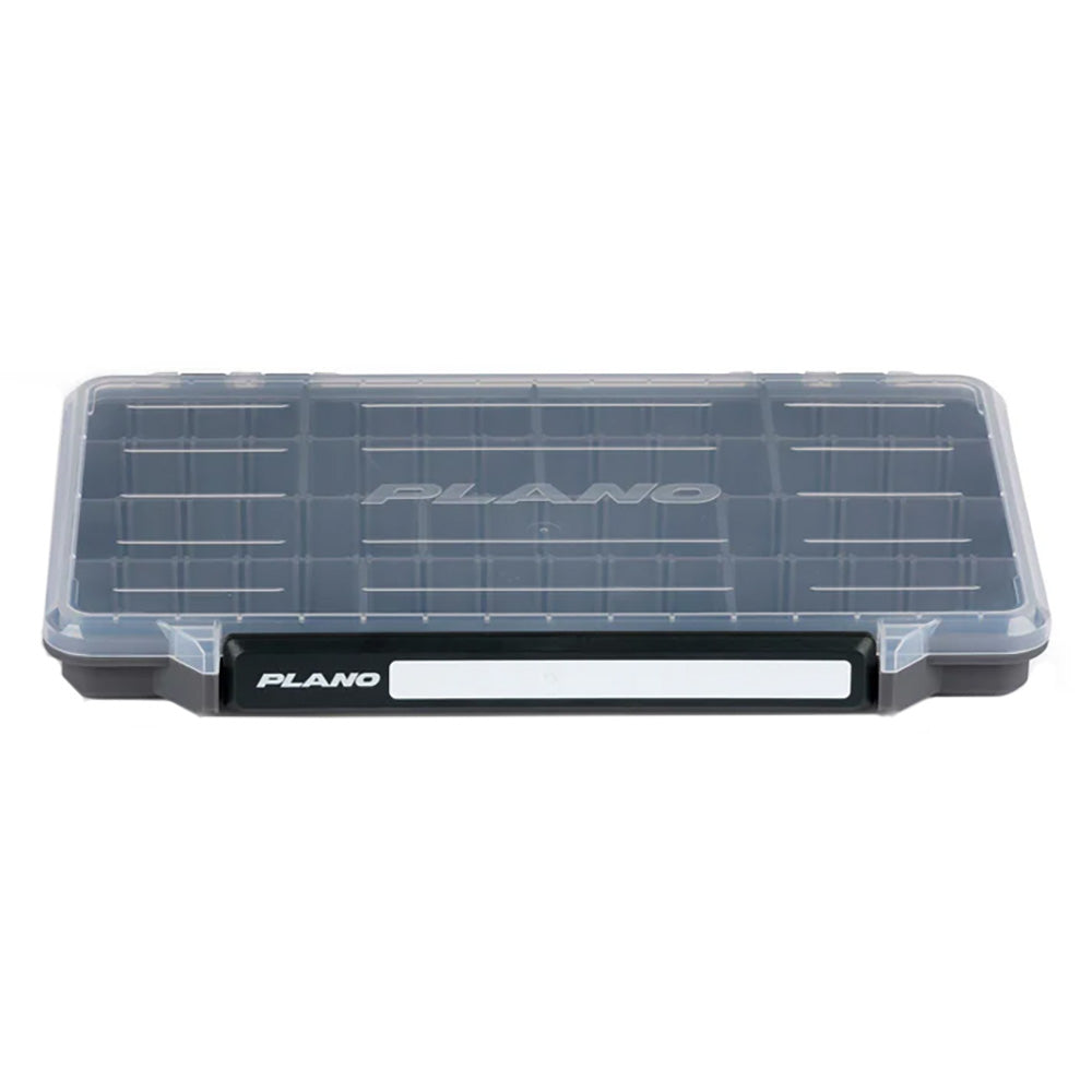 Plano StowAway 3700 Thin Stow tackle storage box with transparent lid and adjustable dividers