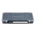 Plano StowAway 3700 50/50 Split Stow tackle storage tray with transparent lid and adjustable dividers
