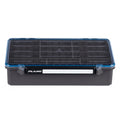 Plano StowAway Waterproof 3700 Deep Stow tackle box with transparent lid and adjustable dividers