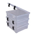 Plano ProLatch Stowaway utility box 3-pack for tackle storage and organization
