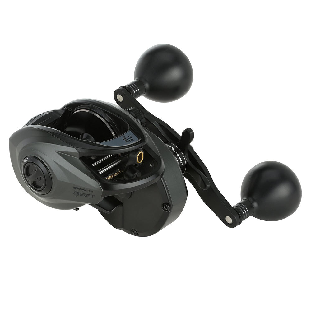 Abu Garcia Beast 400 Low Profile Left Hand Reel BST400LP-L, 4.8:1 gear ratio, 31 lb drag, muskie and swimbait baitcaster