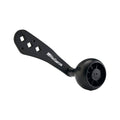 Abu Garcia 103mm power jigging handle for 400 and 60 series low-profile reels with ergonomic bent arm and PVC knobs