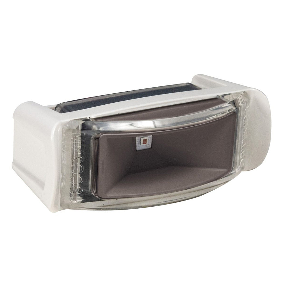 Lumitec Contour inset stern navigation light with white housing, flush-mount LED, USCG approved 2 nm