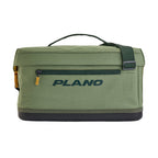 Plano Weekend Softsider Tackle Bag 3700 Series in Moss with molded waterproof base and StowAway boxes