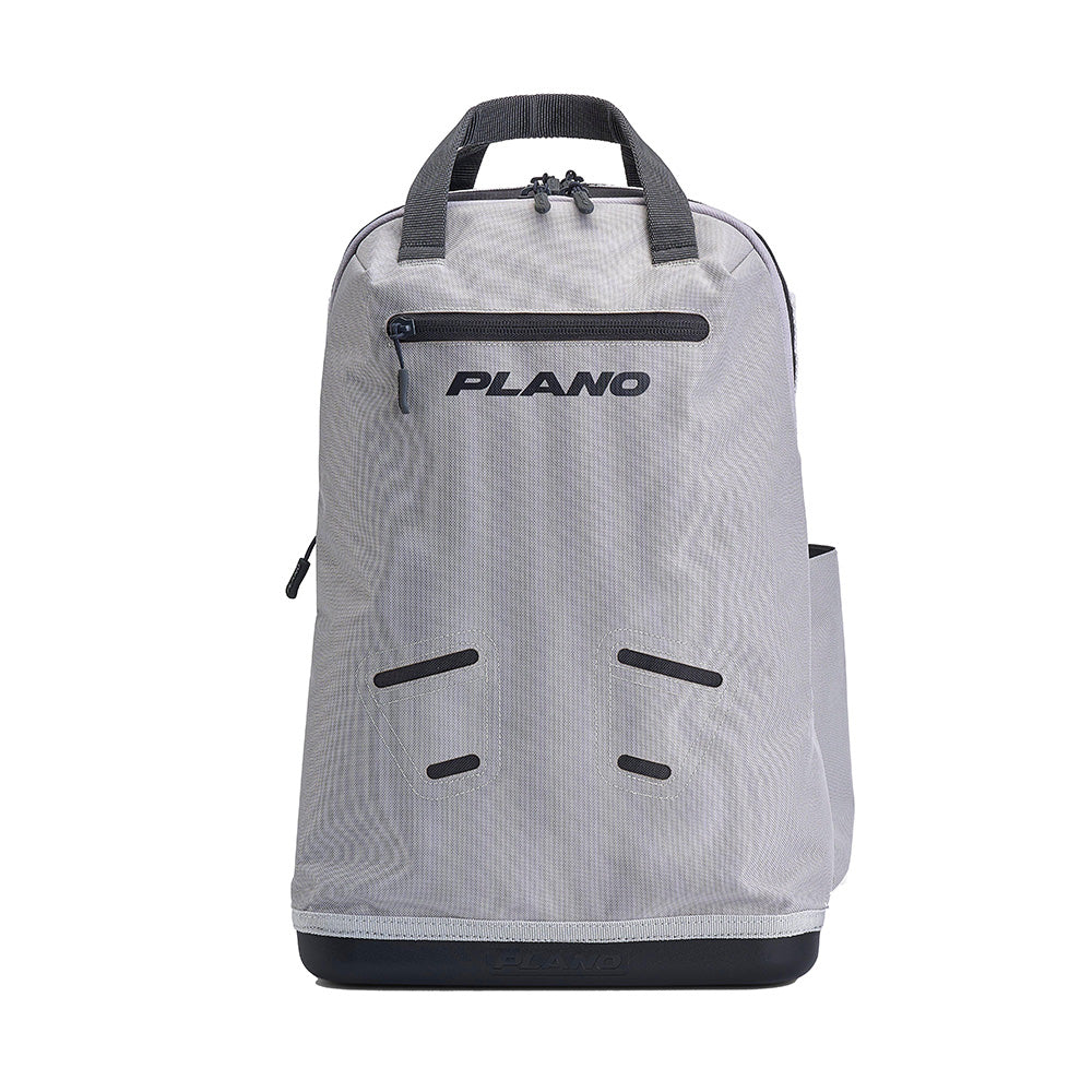 Plano Weekend Tackle Backpack Coast with molded waterproof base and StowAway-compatible compartments