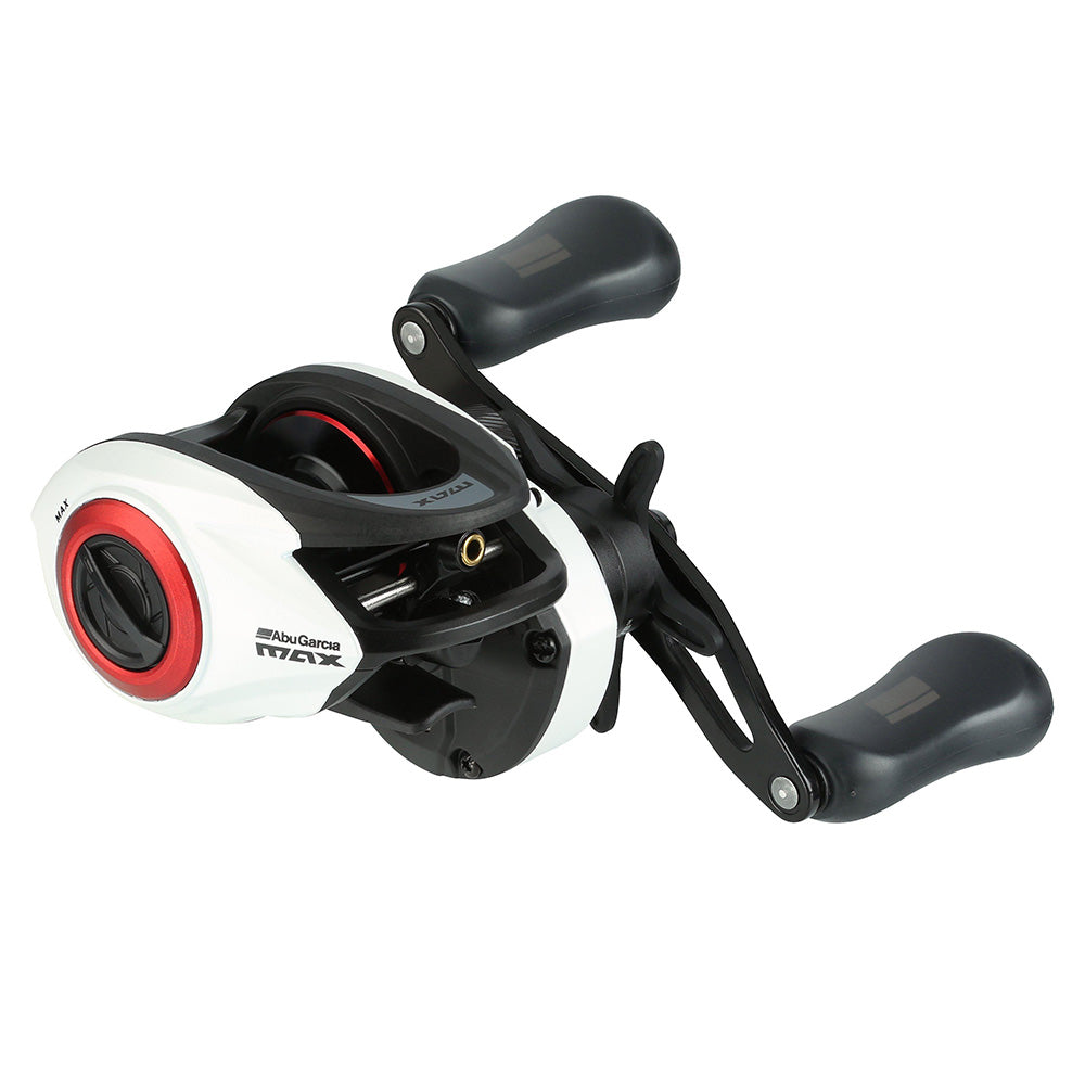 Abu Garcia Max Pro Left Hand Low Profile casting reel, graphite frame, 7.1:1 gear ratio, model MAX5PROLP-L