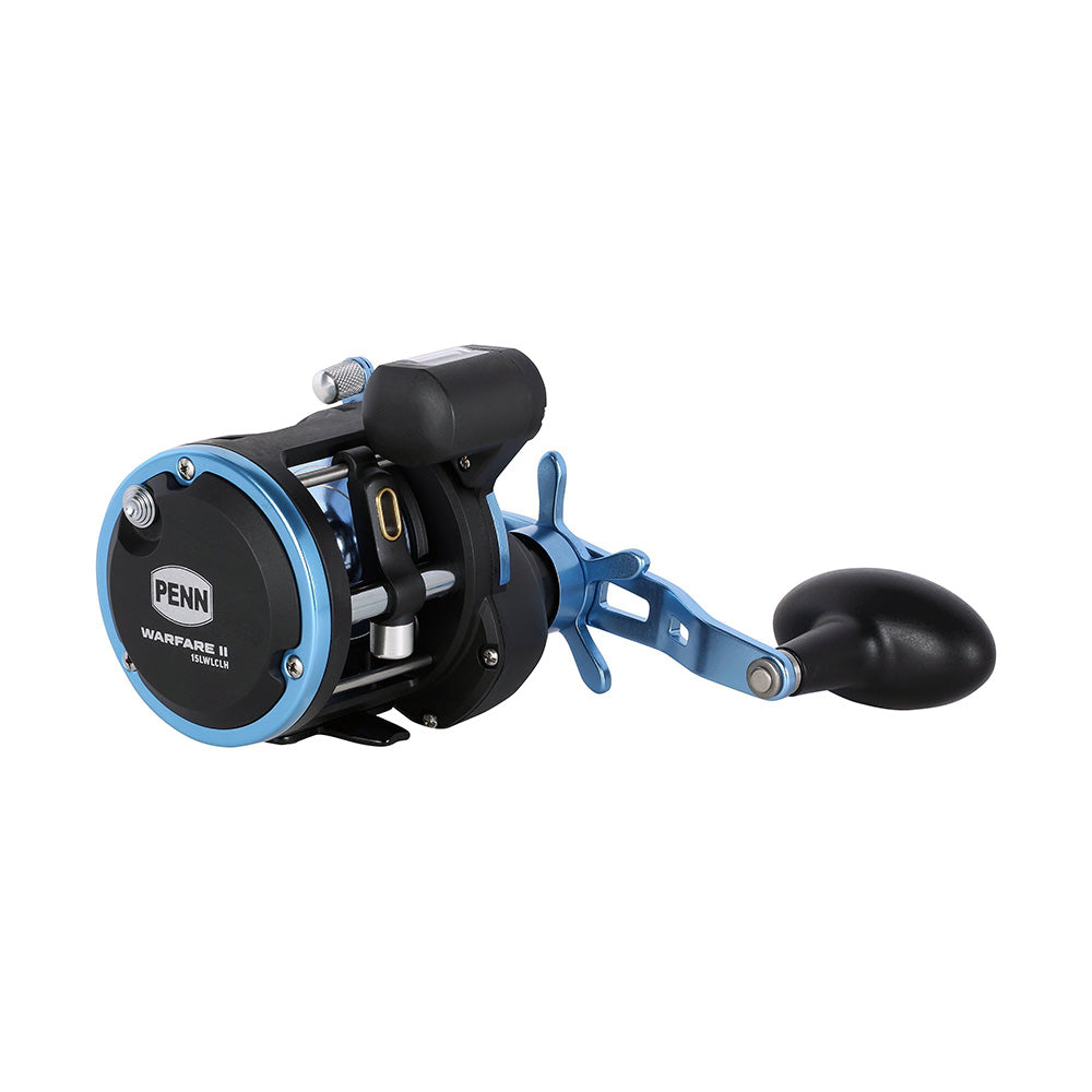 PENN WARII15LWLCLH Warfare II Level Wind 15 Left Hand Conventional Reel w