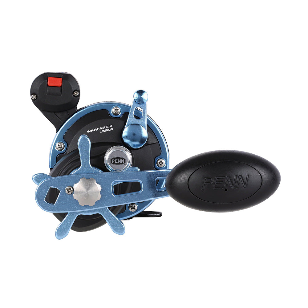 PENN WARII20LWLCLH Warfare II Level Wind 20 Left Hand Conventional Reel w