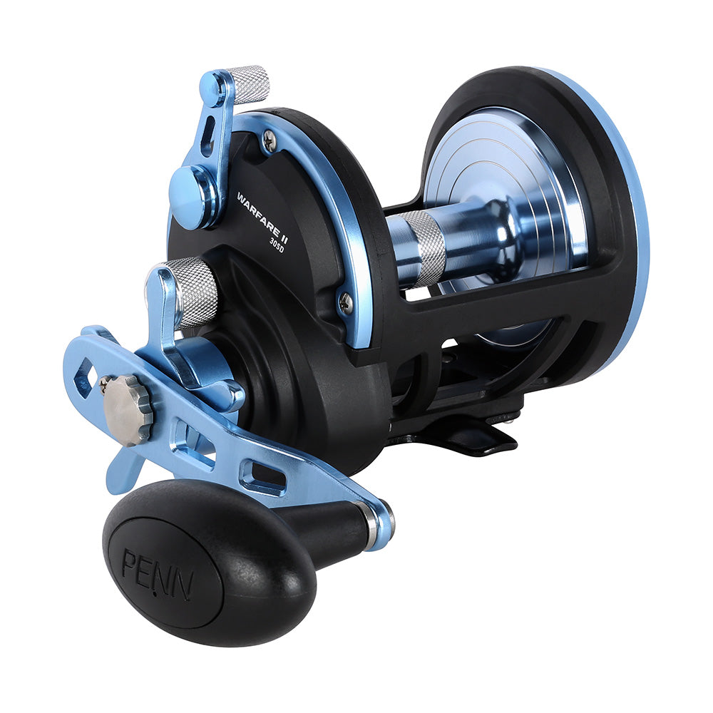 PENN WARII30SD Warfare II Star Drag 30 conventional reel with graphite frame and HT-100 carbon fiber drag