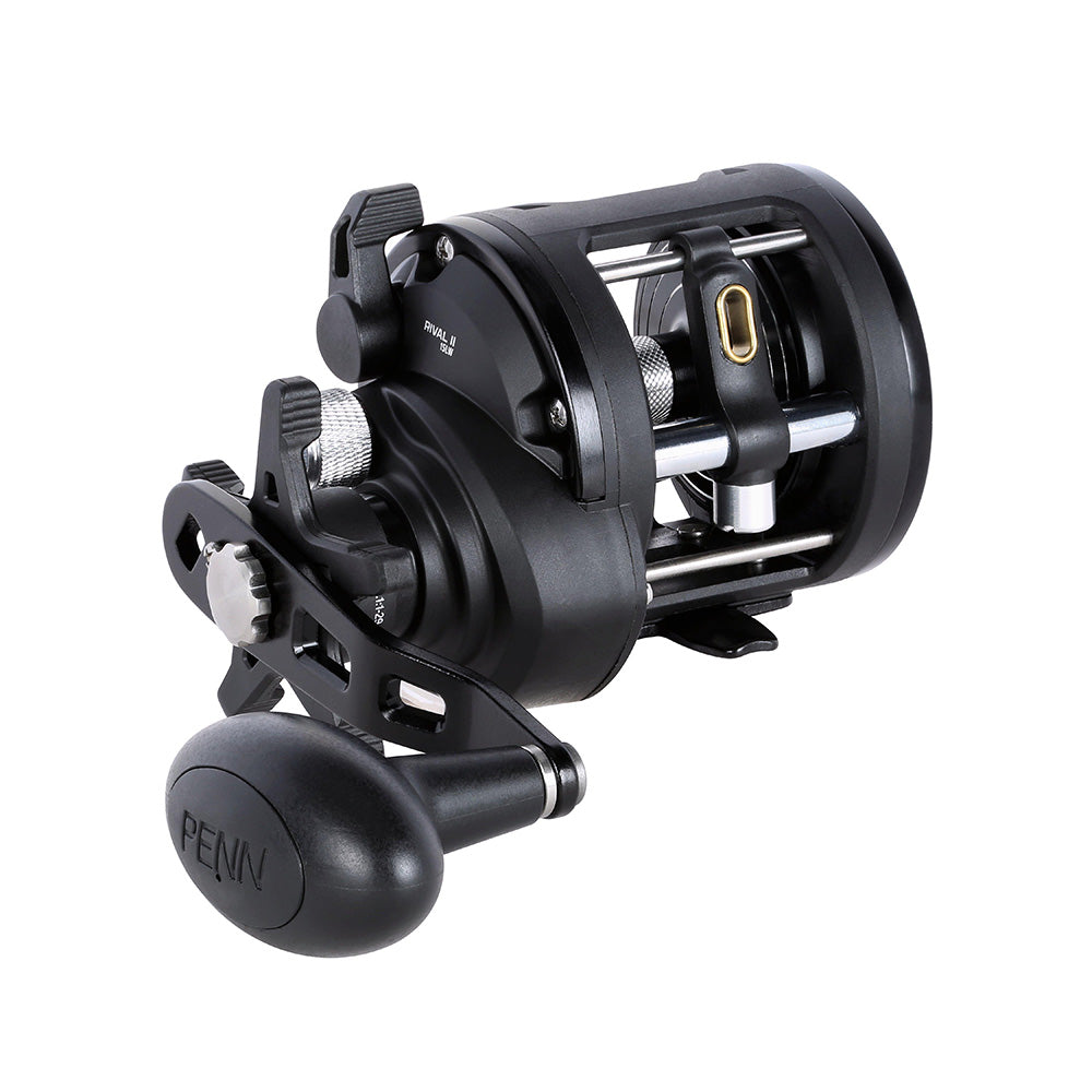 PENN Rival II 15 Level Wind Conventional Reel with graphite frame and HT-100 carbon fiber drag washers