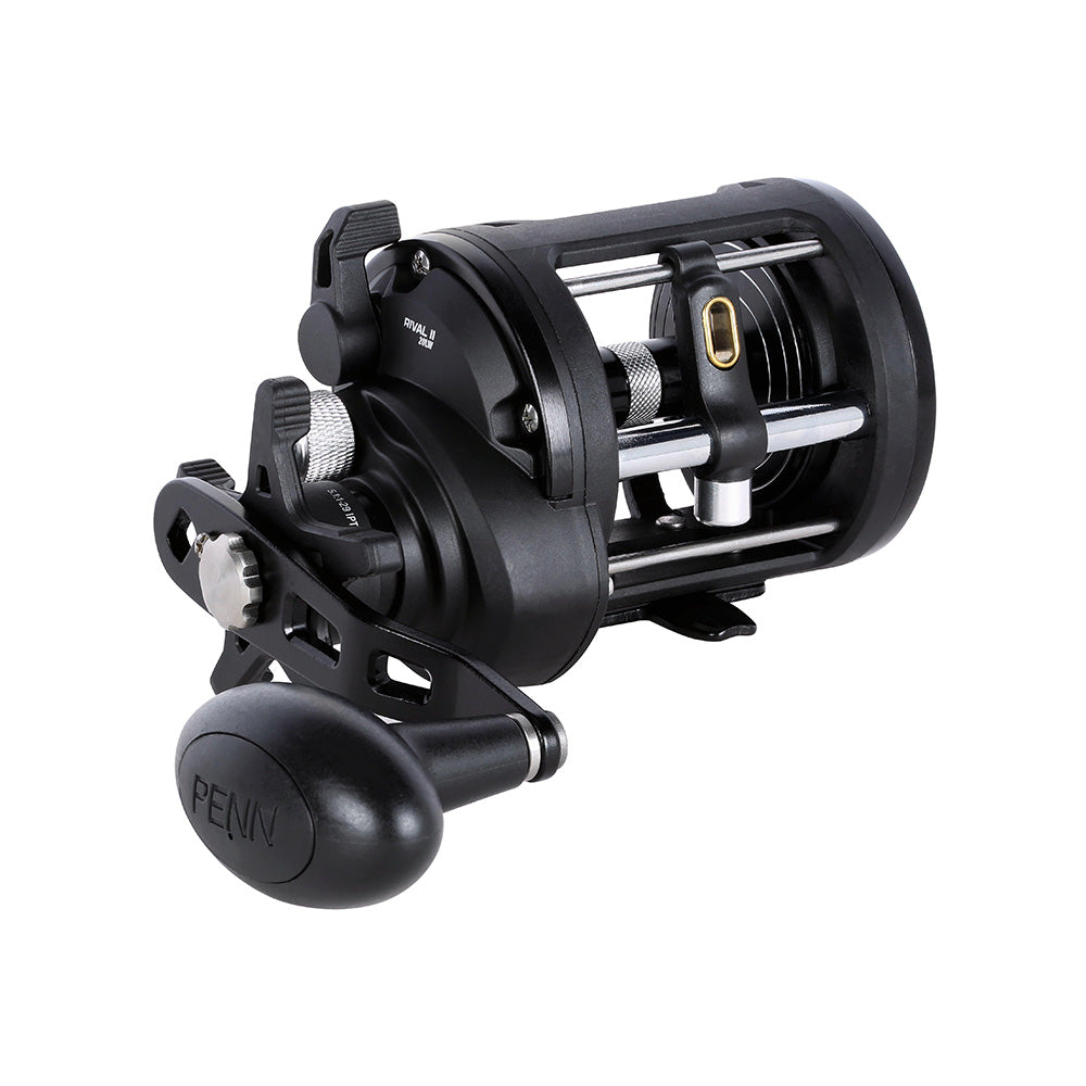 PENN Rival II 20 Level Wind Conventional Reel RVLII20LW right-hand retrieve graphite frame