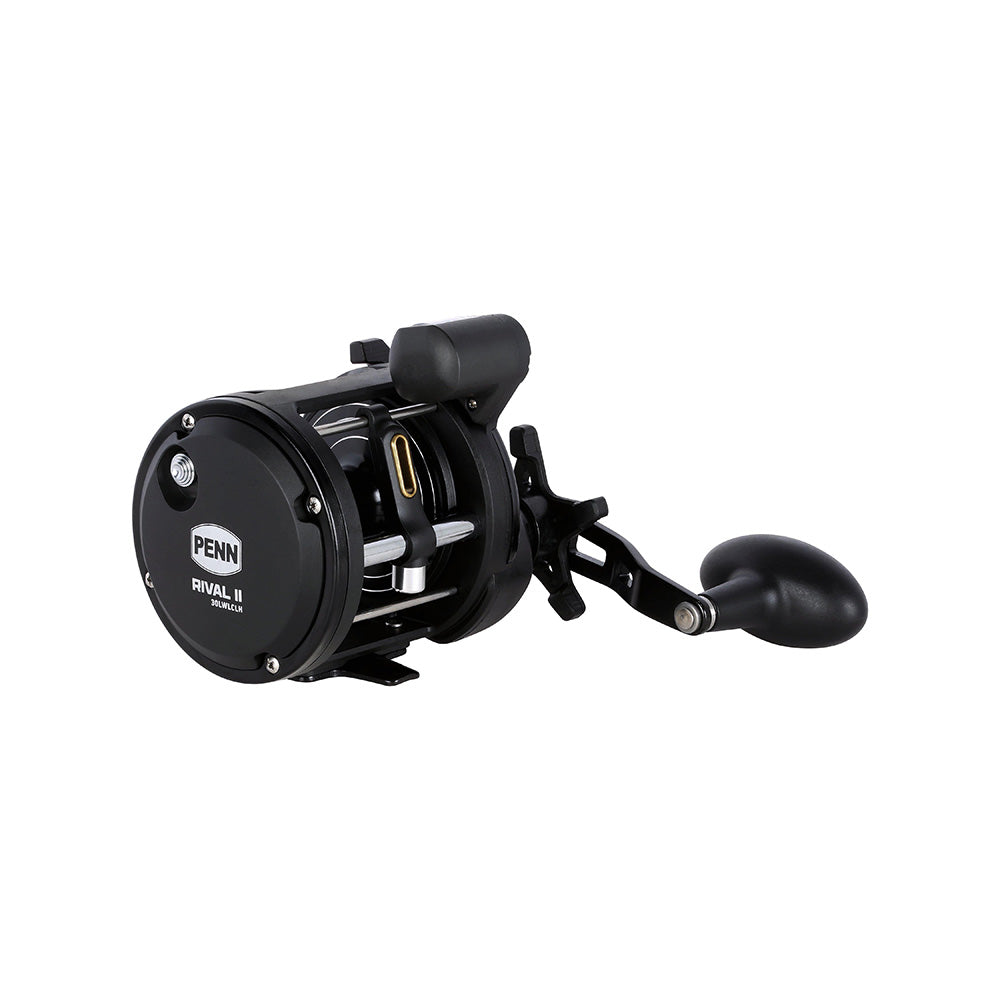 PENN RVLII30LWLH Rival II 30 Level Wind Left Hand Conventional Reel w/Lin