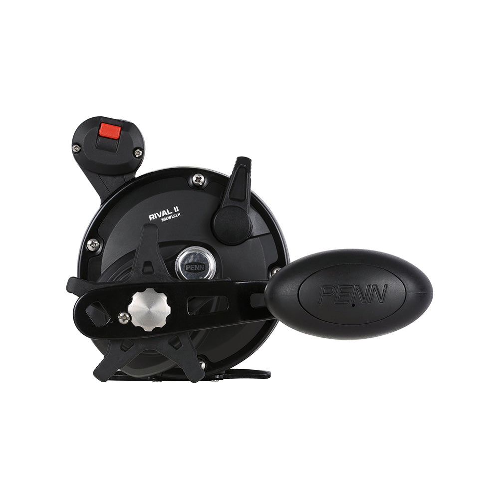 PENN RVLII30LWLH Rival II 30 Level Wind Left Hand Conventional Reel w/Lin