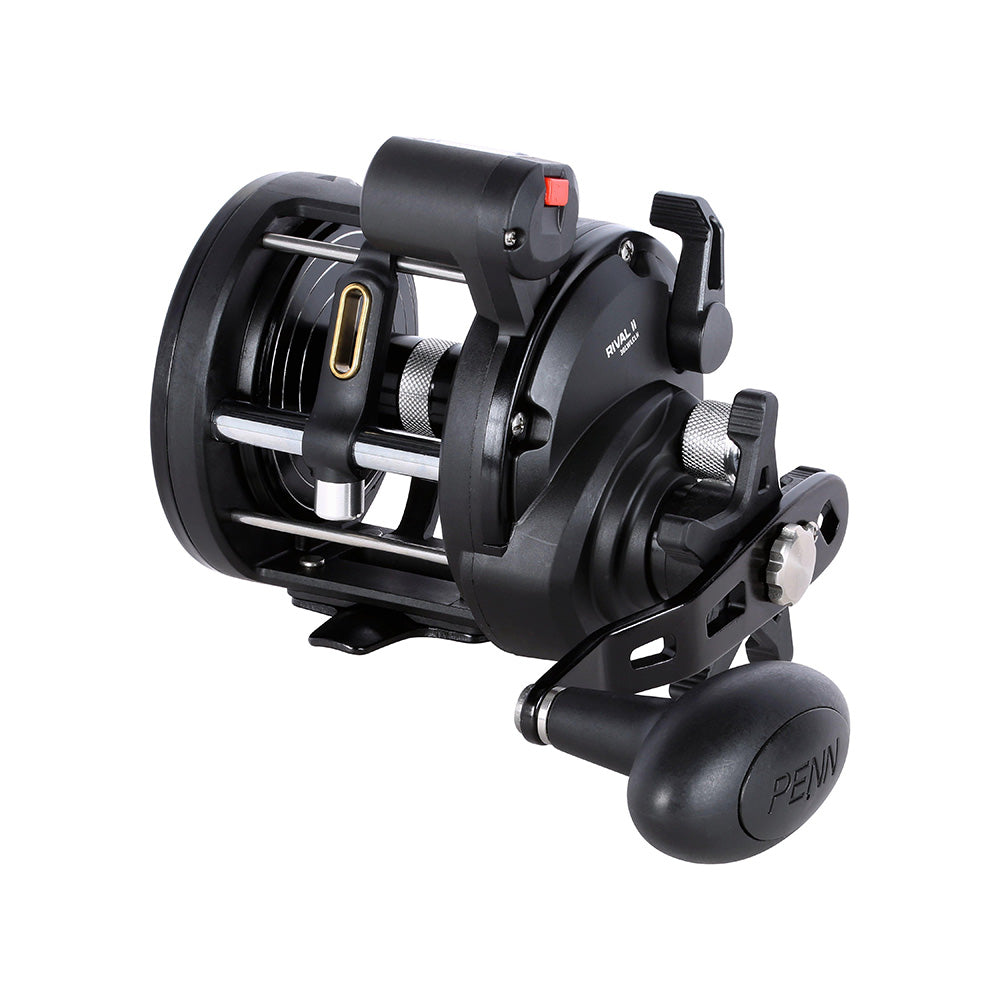 PENN RVLII30LWLH Rival II 30 Level Wind Left Hand Conventional Reel with Line Counter