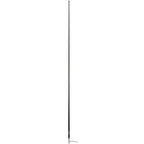 Scout 8' Black VHF Antenna 6dB Stainless Steel Ferrule w/5M RG-58 Coax Includes PL-259 KS-42