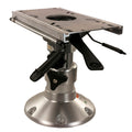 Springfield 2-7/8 inch heavy-duty adjustable Mainstay pedestal package with 9-inch round anodized base and Trac-Lock swivel and slide