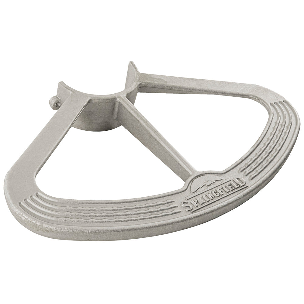 Springfield 2-7/8 inch cast aluminum footrest and bushing package for boat seat pedestals