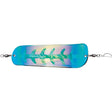 Luhr-Jensen Money Roll Flasher 8-1/4 inch Blue Kamikaze UV trolling flasher with UV bright finish