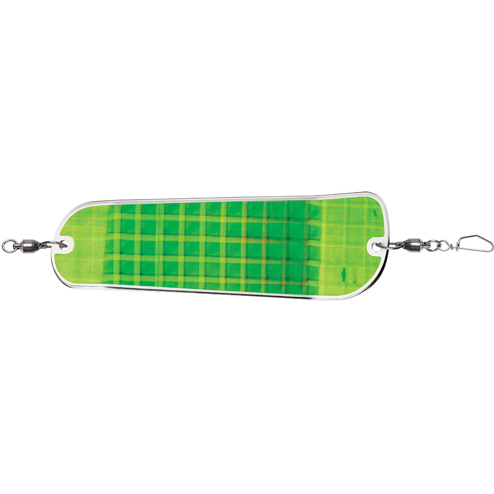 Luhr-Jensen Money Roll Flasher 8-1/4 inch Brandon's Secret UV trolling flasher
