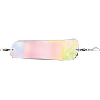 Luhr-Jensen Money Roll Flasher 8-1/4 inch Rainbow Crush UV trolling flasher with ball bearing swivels