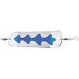 Luhr-Jensen Money Roll Flasher 11-inch Chrome Ladder salmon trolling flasher with UV Bright finish