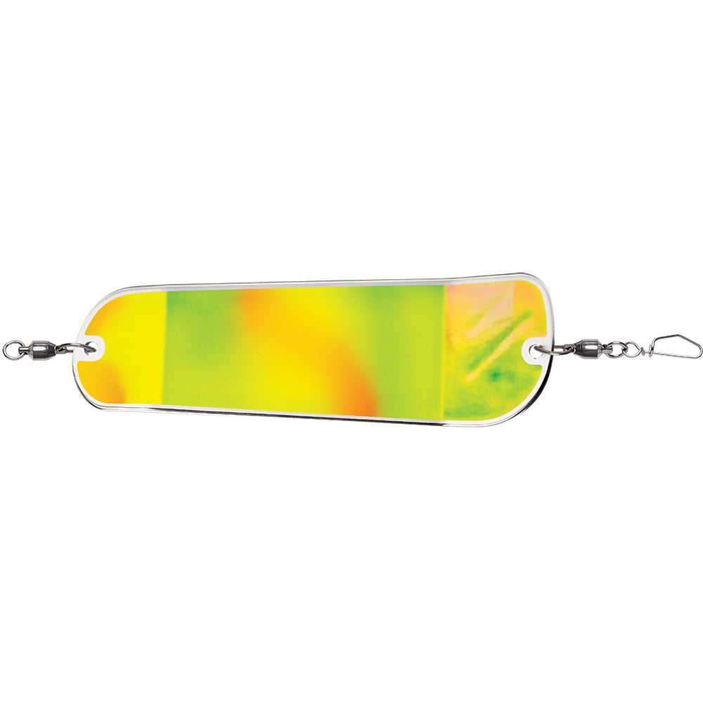 Luhr-Jensen Money Roll Flasher 11 inch Razzle Dazzle UV bright salmon trolling flasher