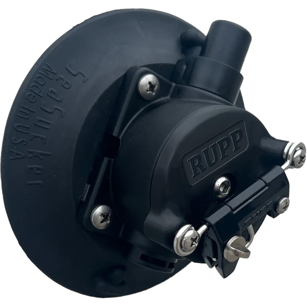 Rupp Portable SeaSucker Flatline Release Clip with 4.5-inch vacuum mount and Zip Clip