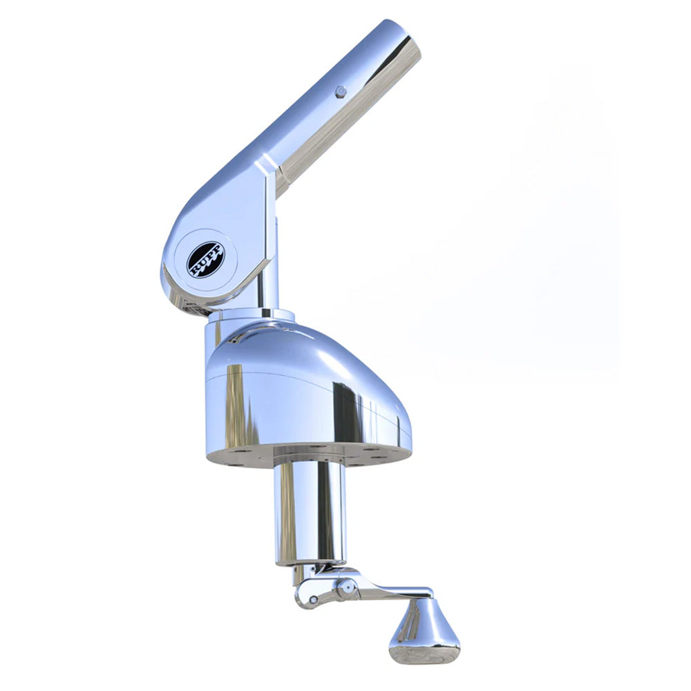 Rupp Top Gun Z-90 Single-Handle Outrigger Mount pair in stainless steel for 1.5-inch outrigger poles