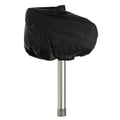 Springfield Marine Economy Low-Back folding boat seat cover in 2-ply polyester with drawstring closure and mesh storage bag