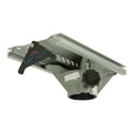 Springfield 2-7/8 inch Cam-Lock Slide and Swivel with telescoping handle, aluminum boat seat base