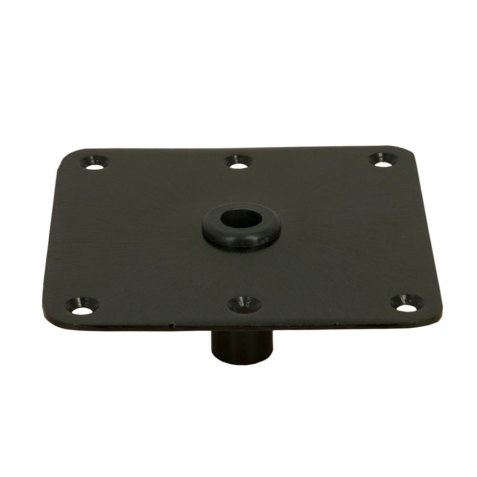Springfield KingPin 7x7 square mild steel seat base with satin E-coat finish