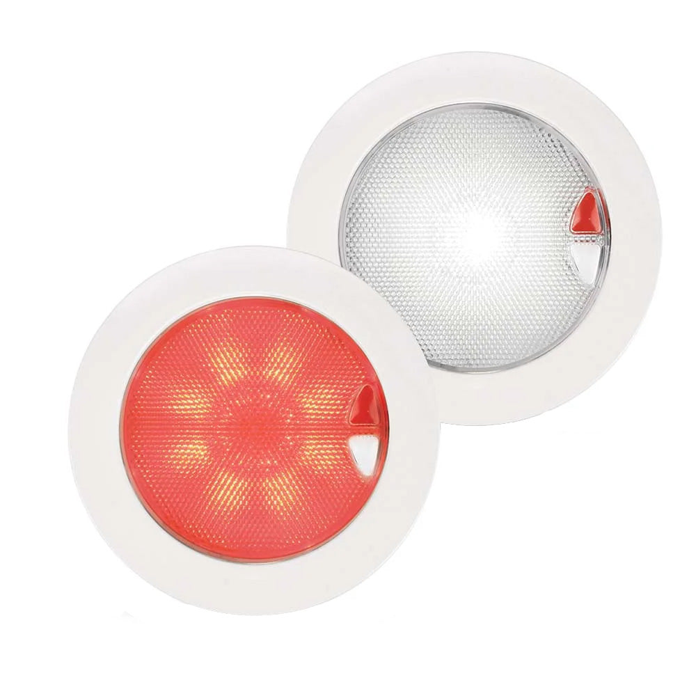 Hella Marine EuroLED150 Red/White Touch Switch 150mm sealed LED interior lamp white bezel