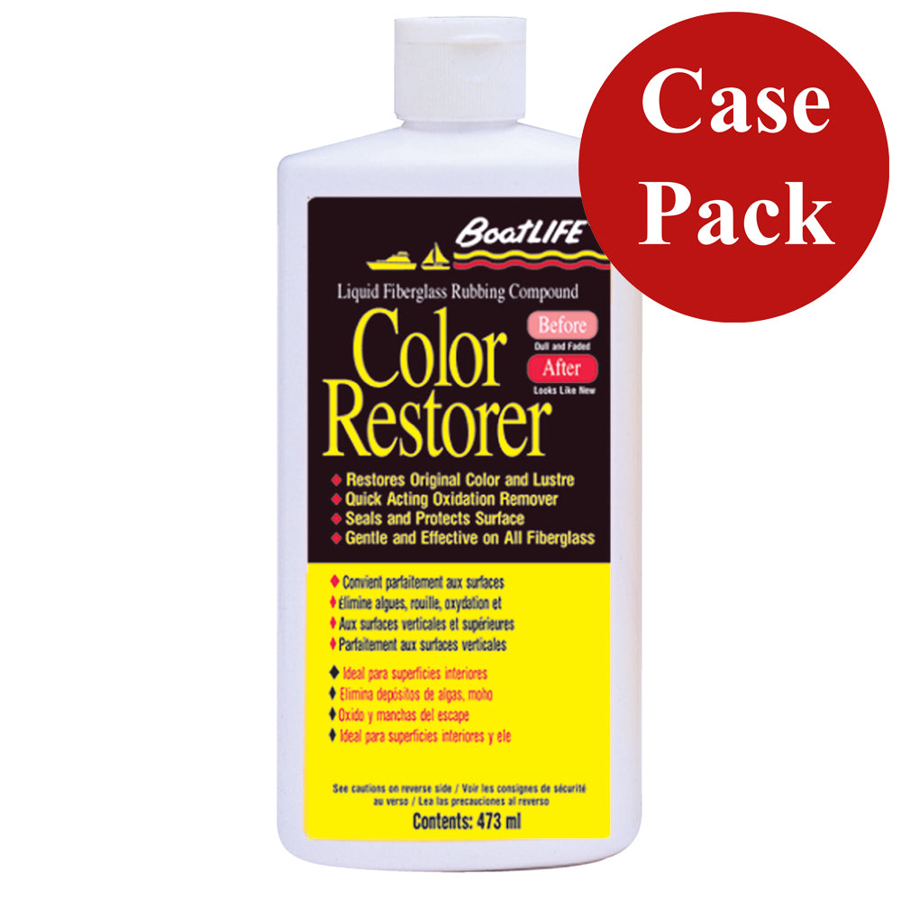 BoatLIFE Fiberglass Rubbing Compound and Color Restorer 16oz bottles case of 12
