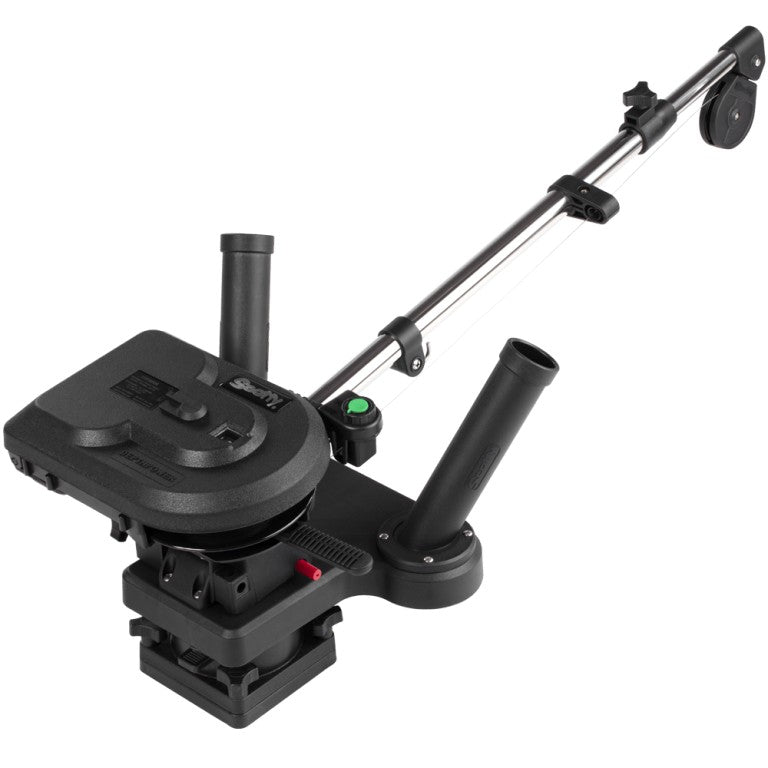 Scotty 1116 Propack 60" Telescoping Electric Downrigger w/ Dual Rod Holders and Swivel Base