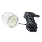 Hydro Glow SF200WW 200W 3000K warm white LED underwater dock light with HydroDome housing and 50-foot cord