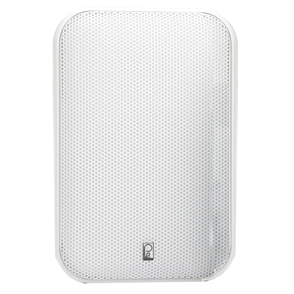Poly-Planar MA-905 400 Watt Platinum Marine Panel Speaker in white, sold as a pair
