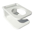 Deep Blue Marine Side Mount Single Drink Holder - Suction Cup Mount - White