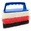 Star brite Large Multi-Texture Scrub Pad Kit with interchangeable handle and three grits