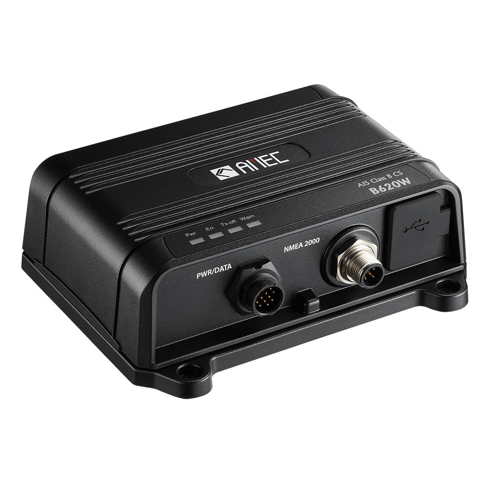 AMEC B620W Class B AIS transceiver with integrated Wi-Fi, NMEA 2000, NMEA 0183 and USB connectivity