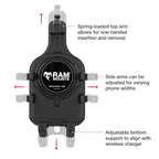 Ram Mount RAM® Quick-Grip™ Pro Phone Holder w/Ball & Vibration Damper