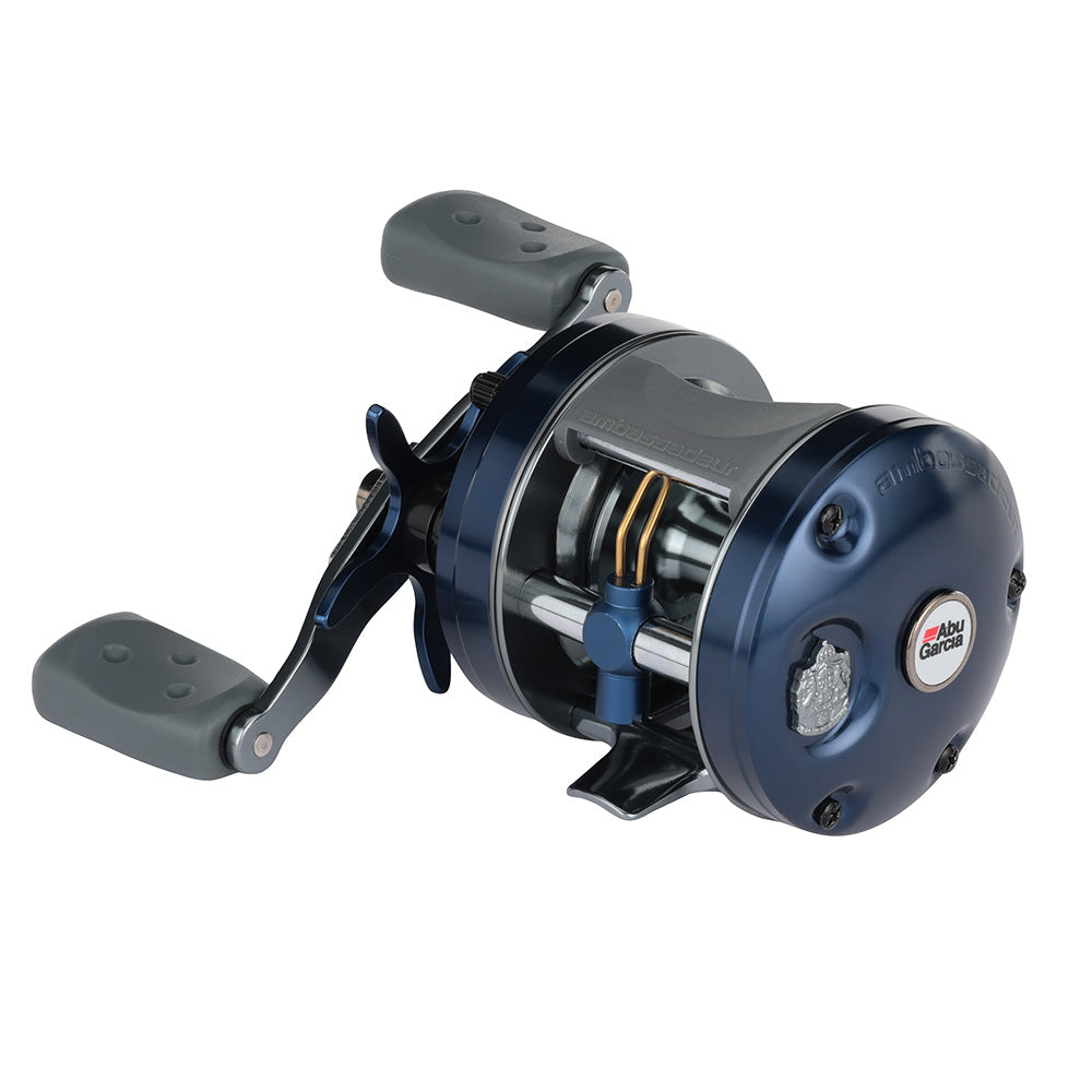 Abu Garcia Ambassadeur C4 Round Baitcast Reel - right-hand retrieve with Carbon Matrix drag system