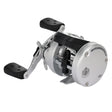 Abu Garcia Ambassadeur 5500LC round baitcasting reel with lighted digital line counter, right-hand retrieve