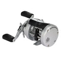 Abu Garcia Ambassadeur C1 6500 round baitcasting reel with lighted digital line counter, right-hand retrieve