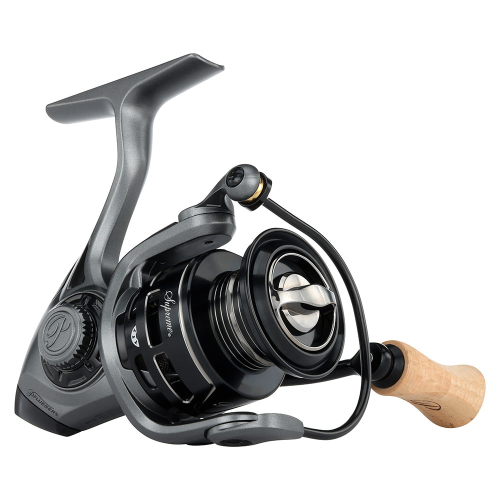 Pflueger Supreme 30X Spinning Reel SUPSP30X — magnesium frame, carbon rotor, braid-ready aluminum spool